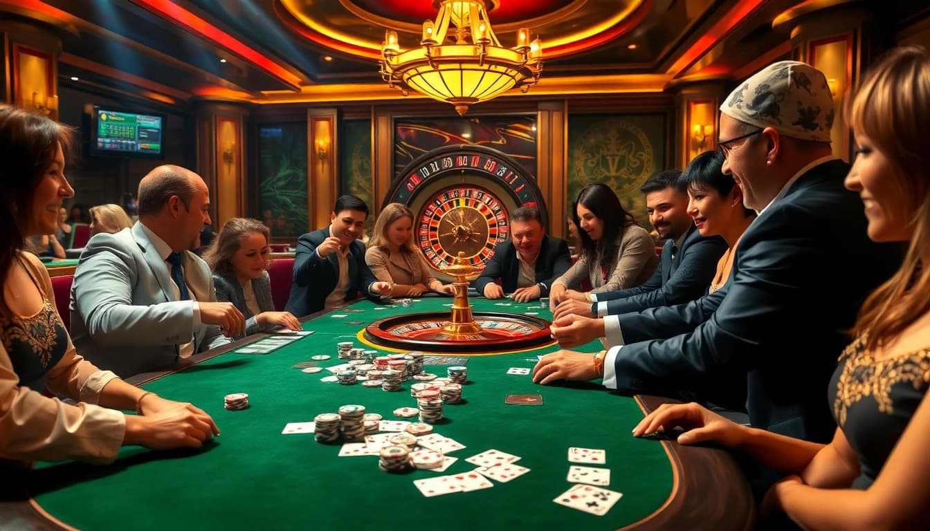 Experience the excitement of poker at 8xbetcom.tv with vibrant casino visuals and engaging gameplay.