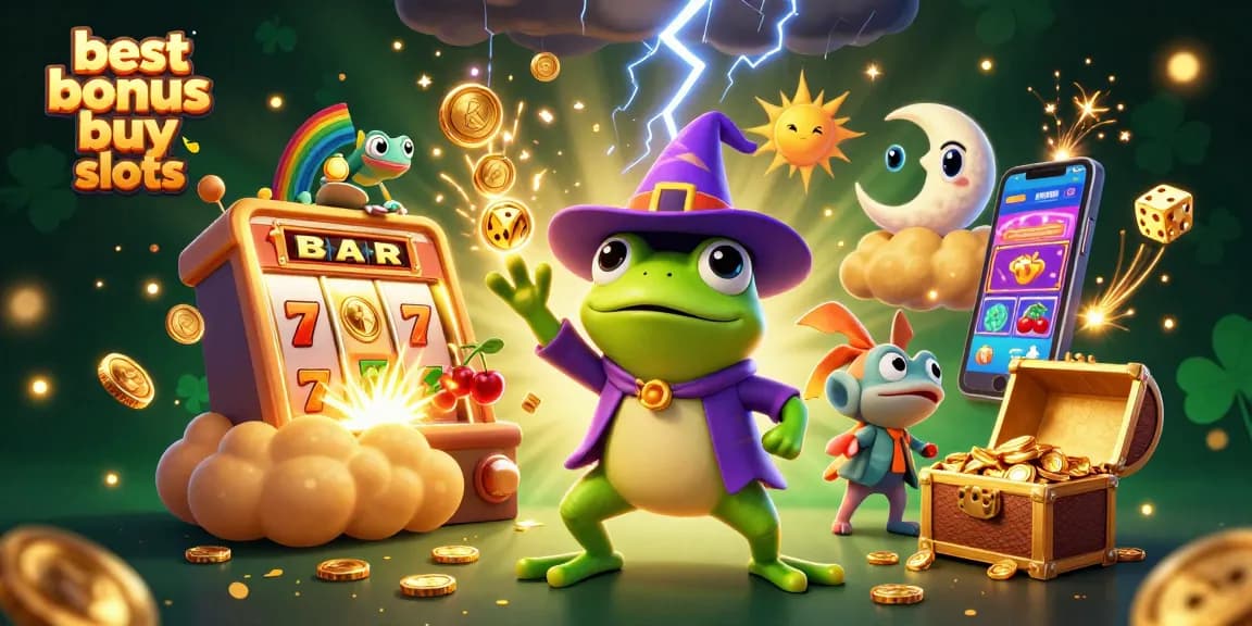Play the best bonus buy slots with golden coins, dazzling jackpots, and vibrant casino themes.