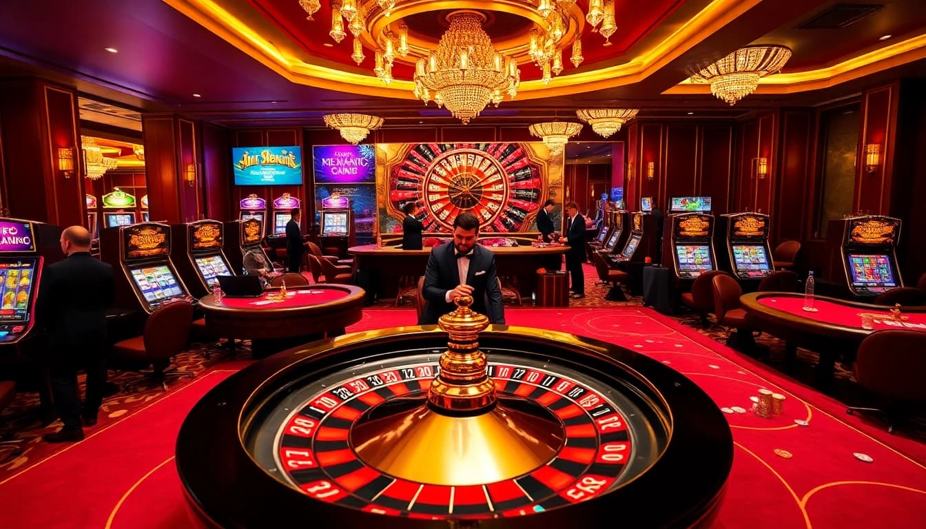 Experience thrilling action at https://rr88.se.net/ with an upscale casino featuring poker tables and roulette.