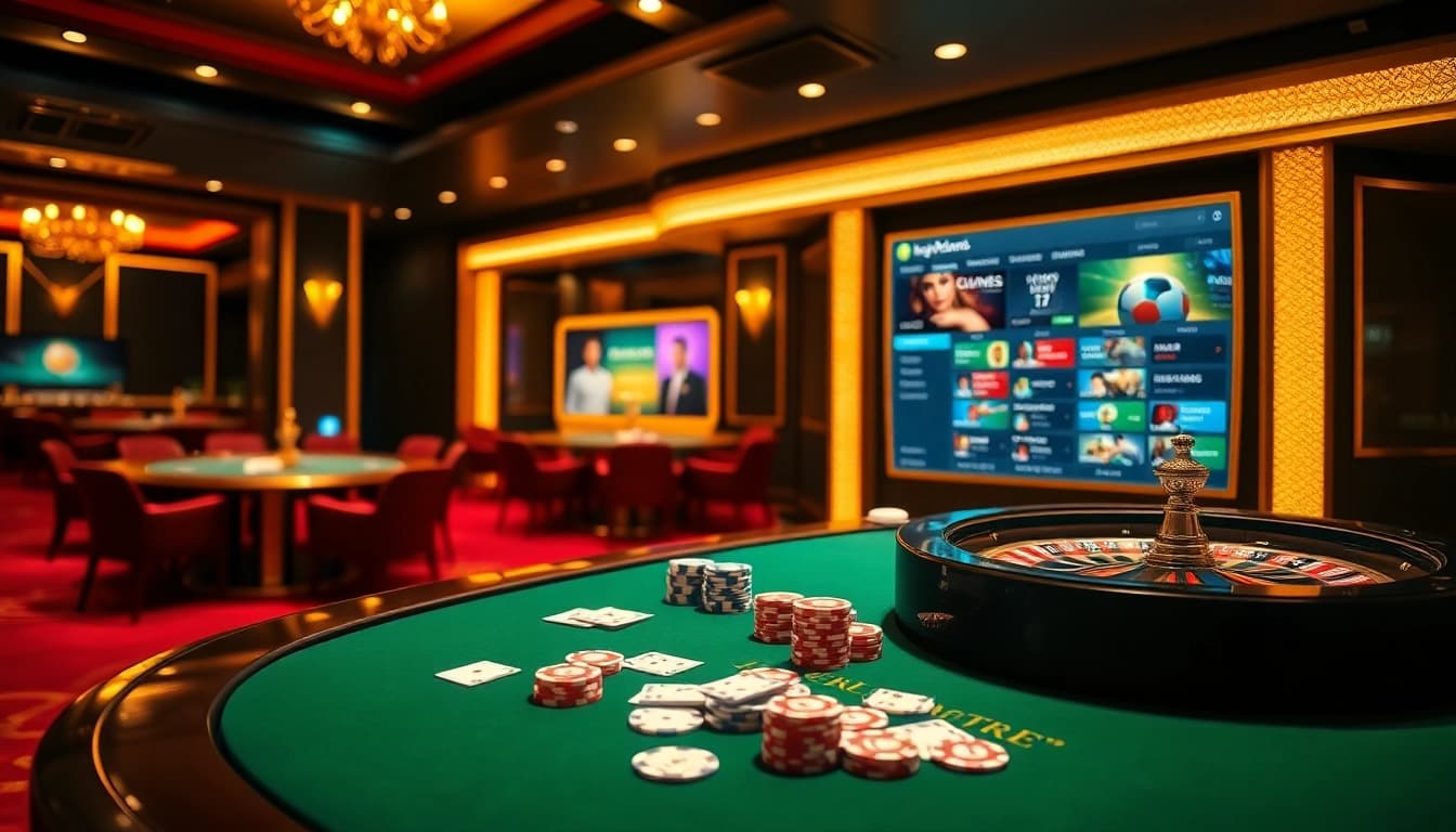 Experience the thrill of betting at https://fc88.football/ with sleek poker tables and immersive games.