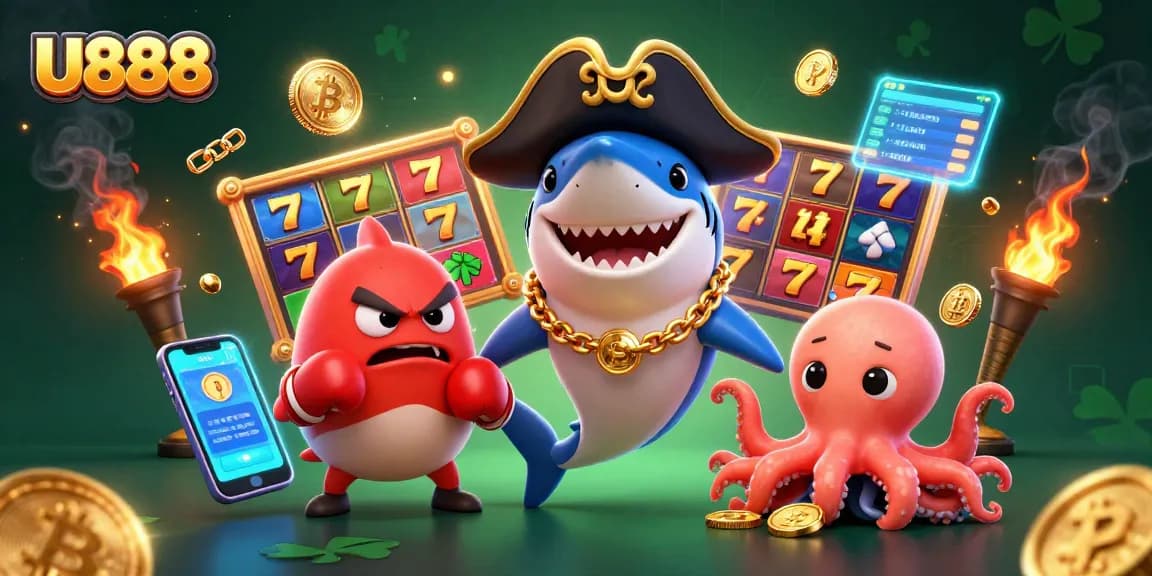 U888 offers thrilling slot games with fun characters, cash prizes, and vibrant graphics for eager players.