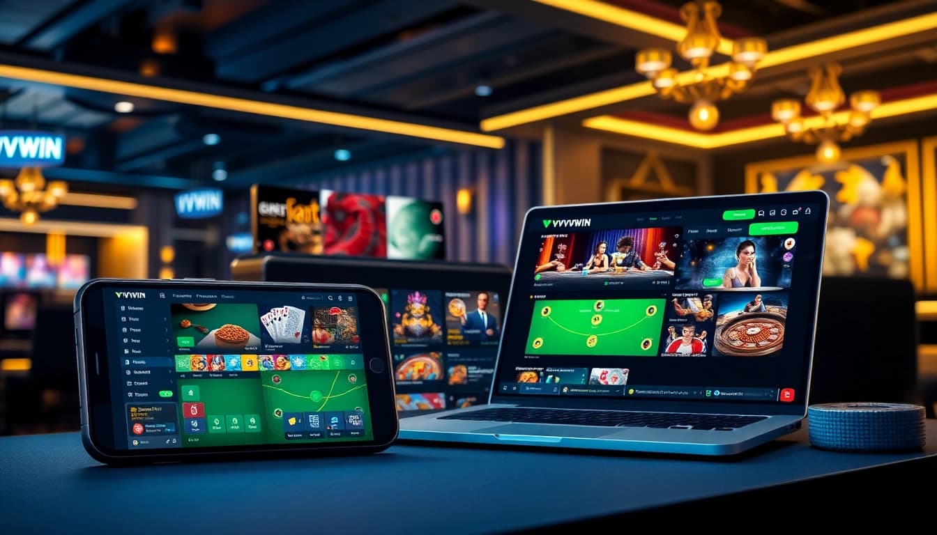Explore the exciting online casino offerings at vvvwin88.live, showcasing a vibrant digital gaming interface.