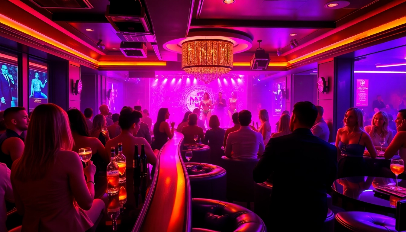 Club sxm ambiance with lively patrons and vibrant lighting at Club Noir in St. Martin.