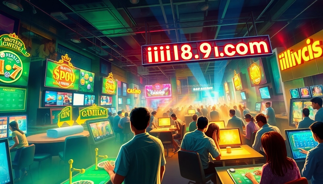 Engaging players at https://ii69vn.com/ in a vibrant online gambling atmosphere.