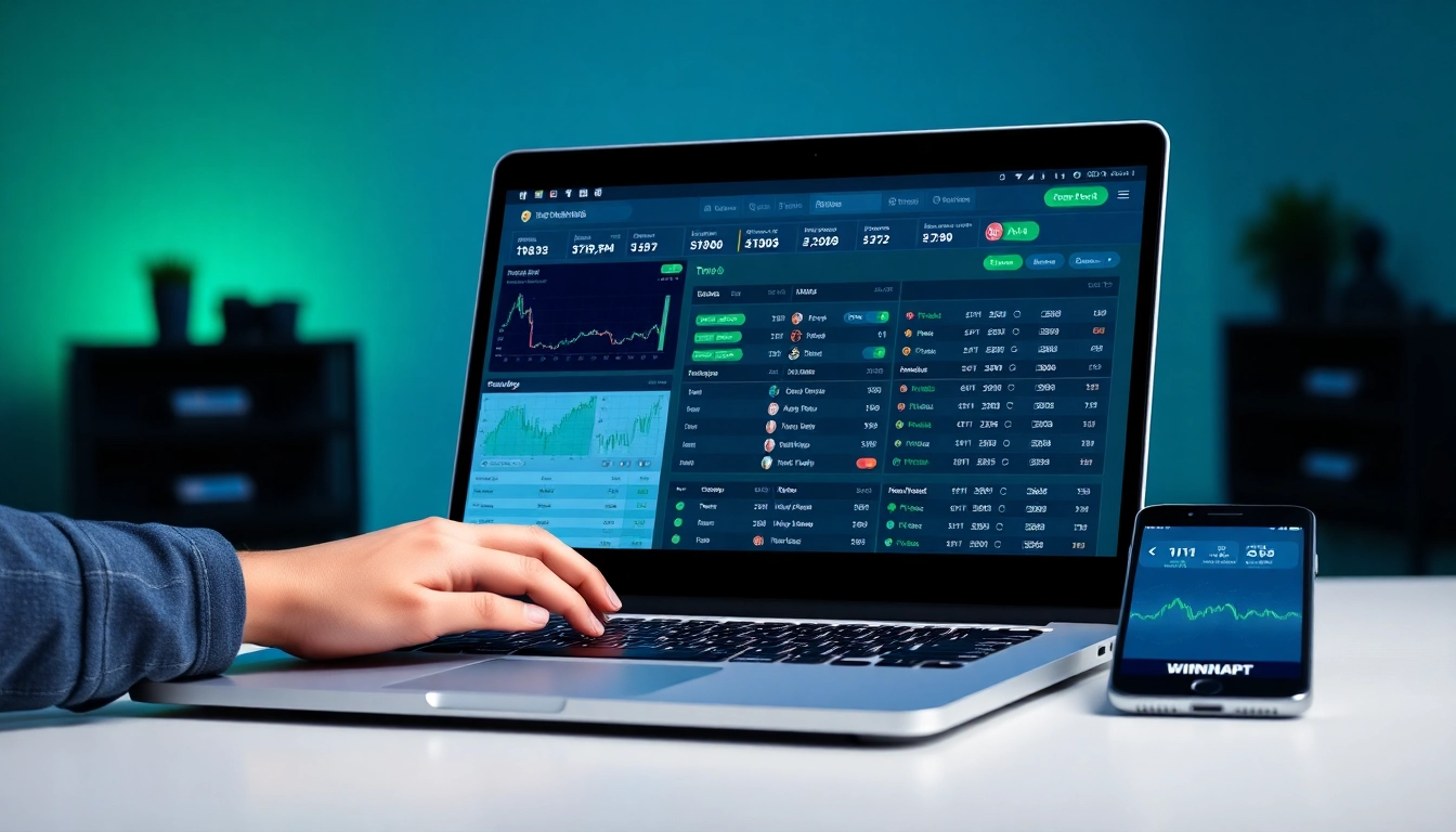 Engaging betting experience on winvn88.live with sleek interface and vibrant display.
