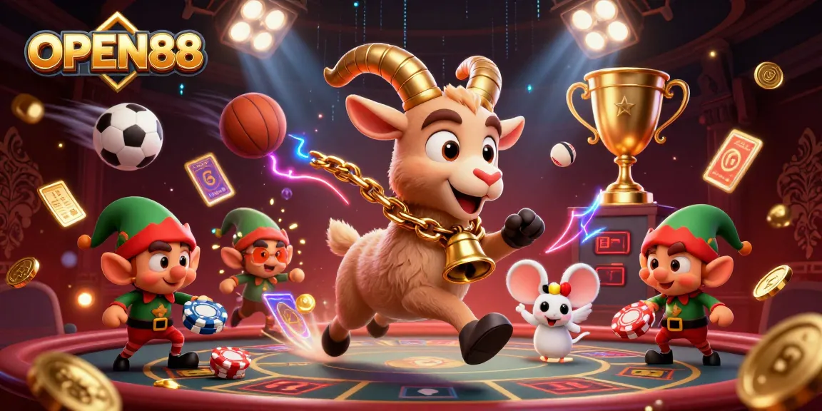 Engage with OPEN88’s thrilling casino action featuring festive Krampus and mischievous elves.