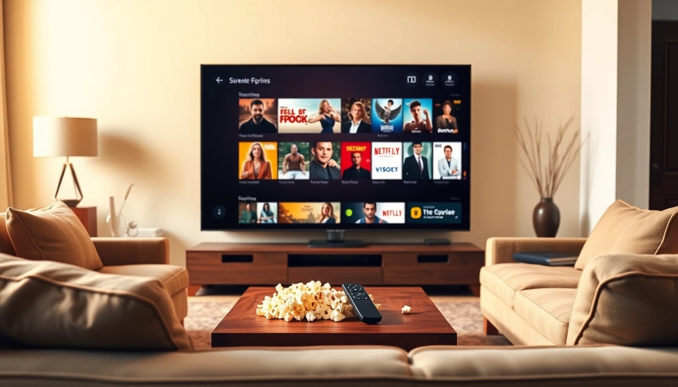Engaging living room scene featuring iron IPTV streaming options with a cozy atmosphere.