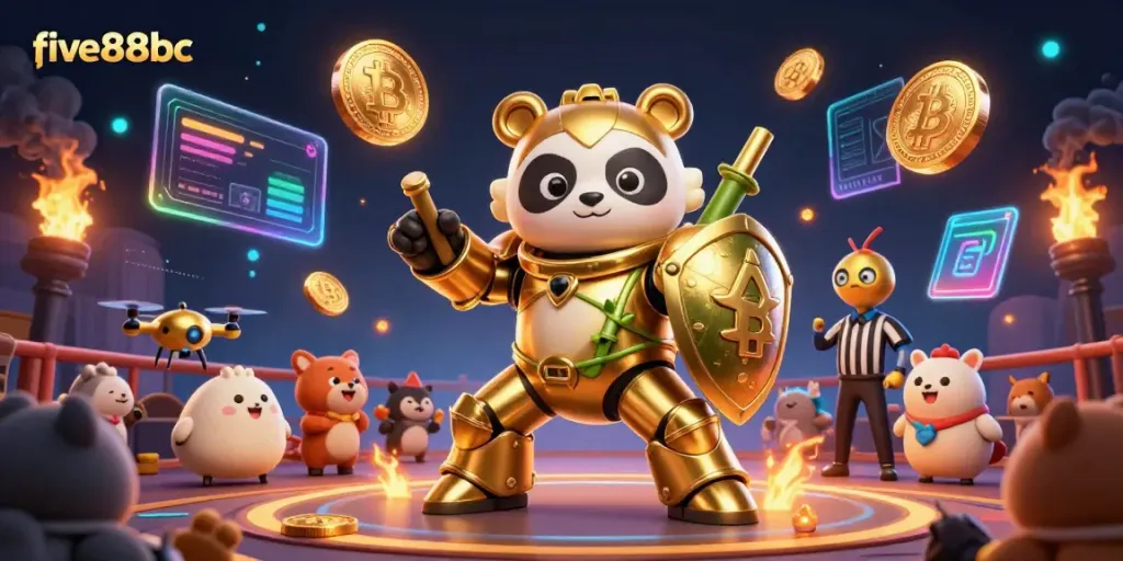 Experience vibrant gaming action at five88bc with enchanting 3D scenes and exciting elements.