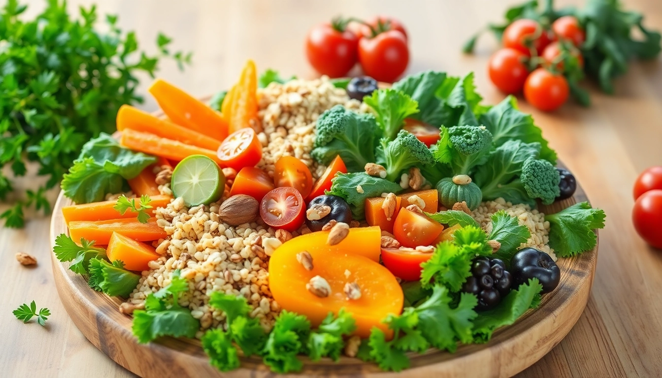 A colorful assortment of healthy food options freshly prepared to inspire nutritious eating habits.