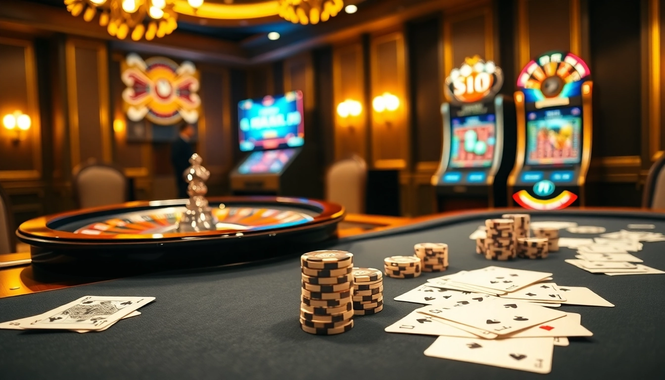 Experience the thrill of betting at fb88b.net with classy poker and roulette tables.