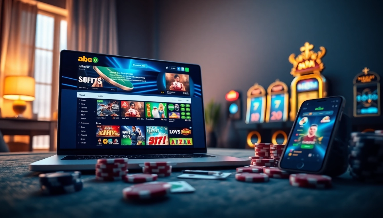 Experience abc8's thrilling online gaming platform with diverse sports betting and casino games.