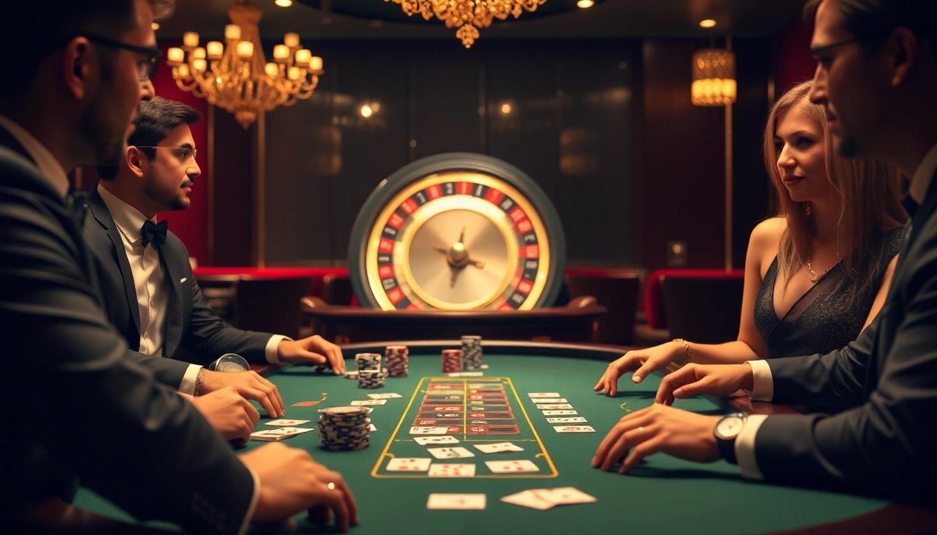 Experience vibrant poker action with uu88 at an elegant casino table.