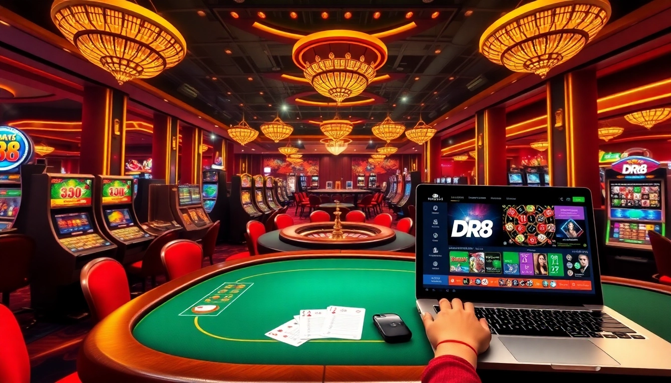 Experience the excitement of DR88 with dynamic casino games and elegant gambling elements.