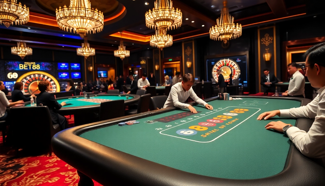 Experience thrilling gameplay at the BET88 poker table, enriching your gambling adventure.