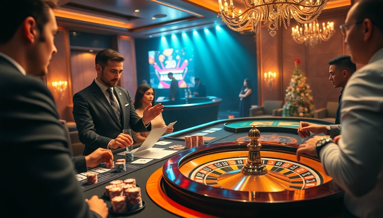 Engage with nhận định kèo nhà cái at a vibrant casino table with betting slips and poker chips.
