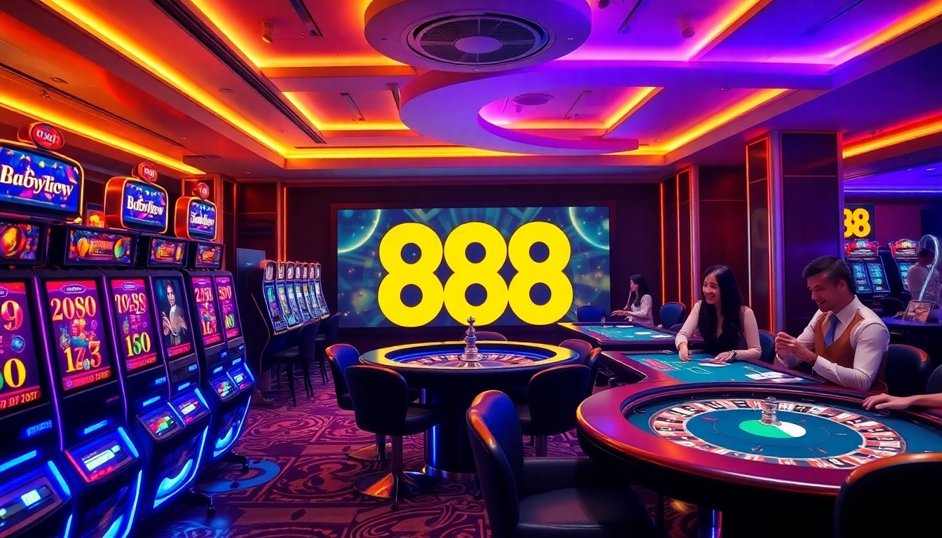 Experience the thrill of winning at 888new with vibrant casino games and engaging players.