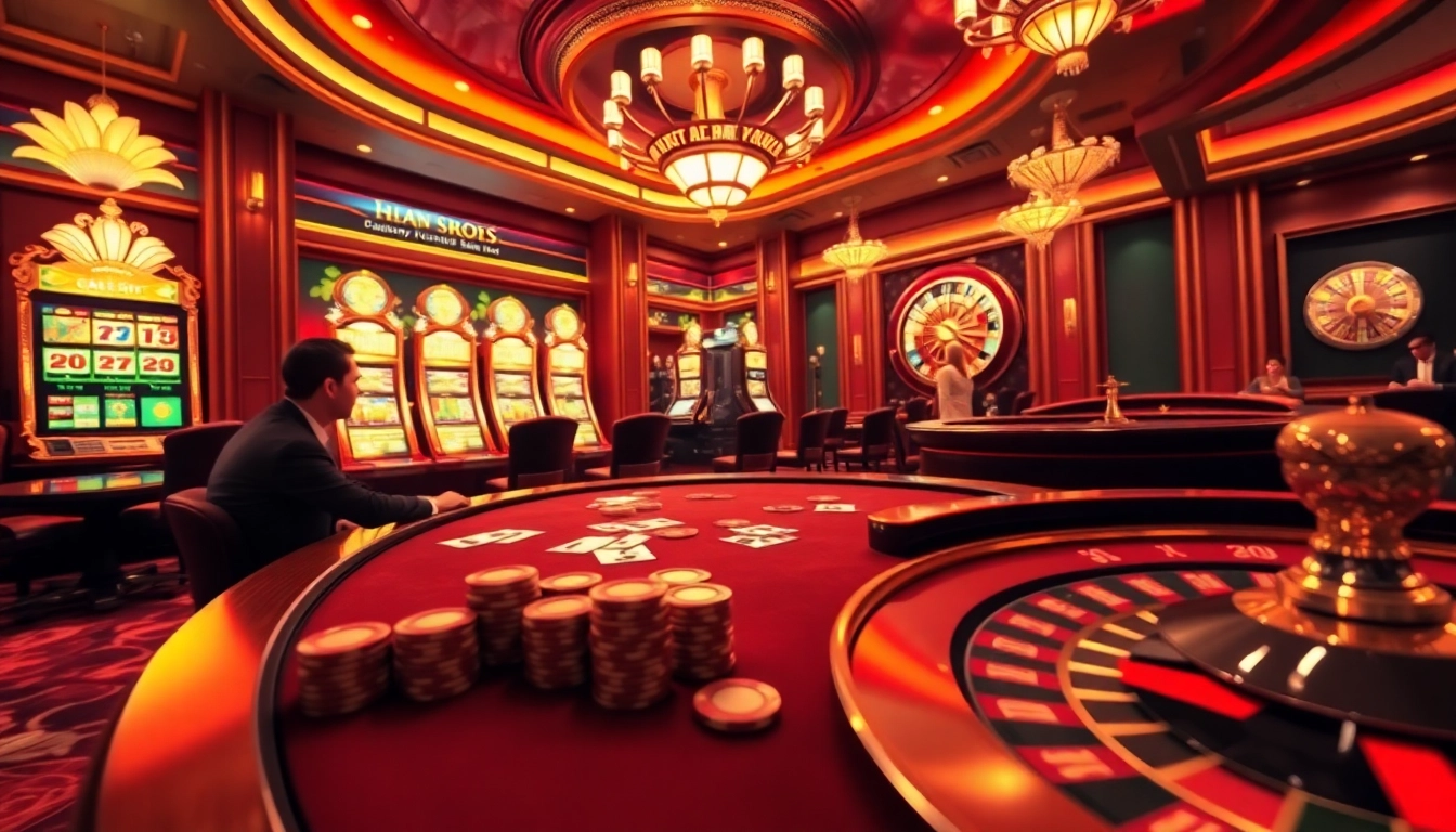 Experience thrilling gambling action at https://vz99.fans/ with luxurious casino tables and vibrant slot machines.