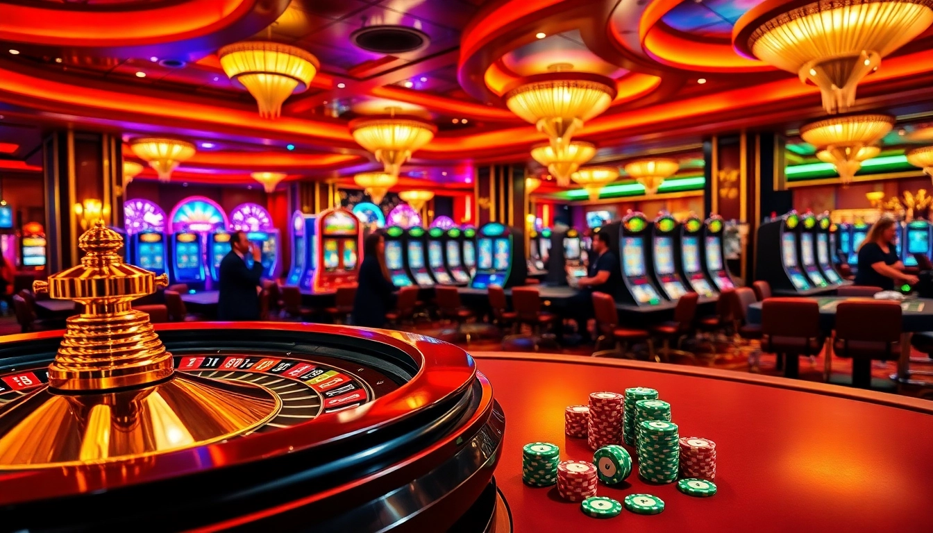Experience the thrill of gambling at Luckywin casino with vibrant slots and roulette.