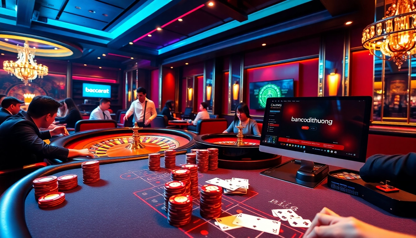 Bets placed at the baccarat table highlighting bancadoithuong excitement and stylish casino action.