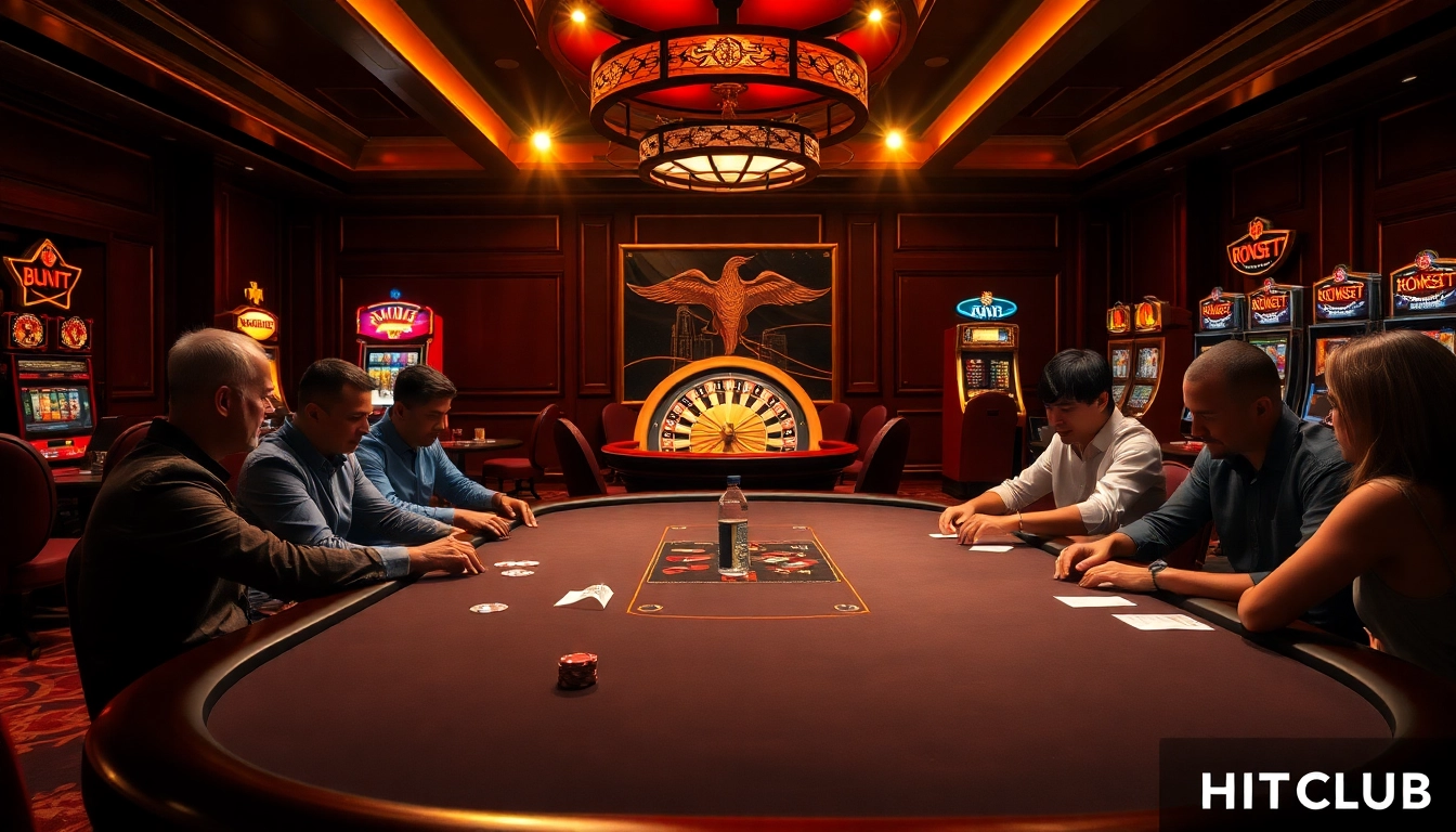 Play to win at HITCLUB's luxurious casino with poker, roulette, and high stakes.