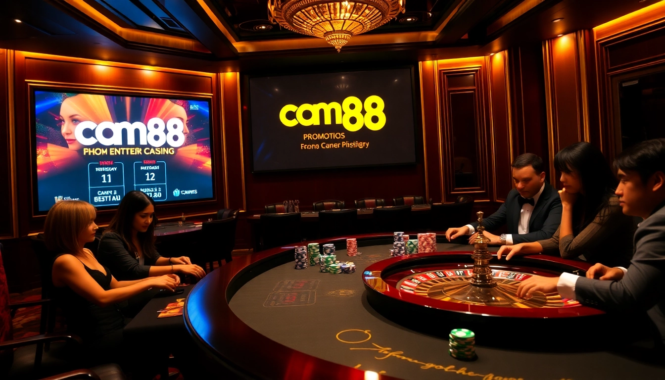 Experience the thrill of cm88 poker with vibrant tables and exciting gameplay in a luxurious casino setting.