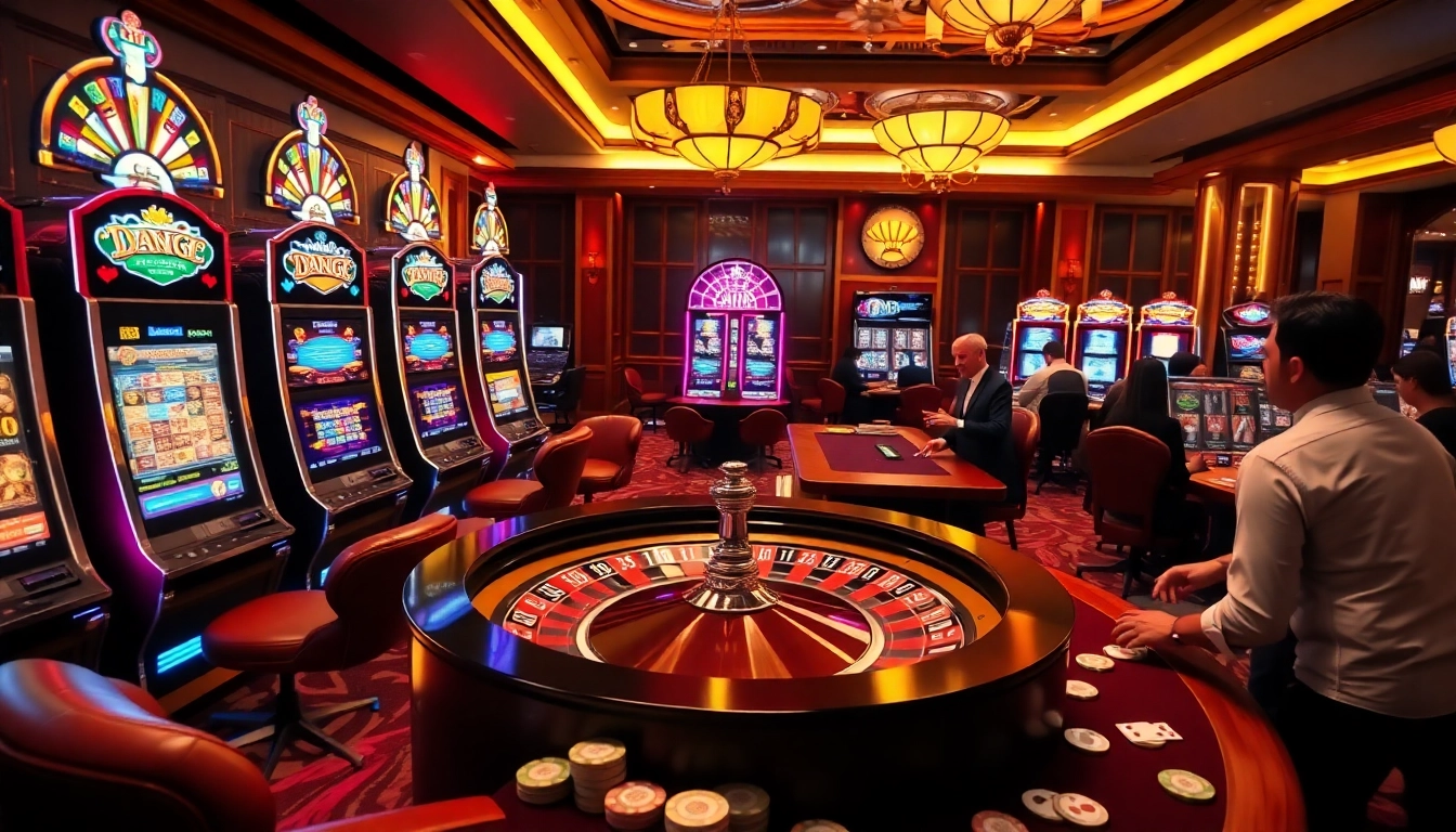 Experience the thrill of Luckywin at a vibrant casino with exciting games and lively atmosphere.