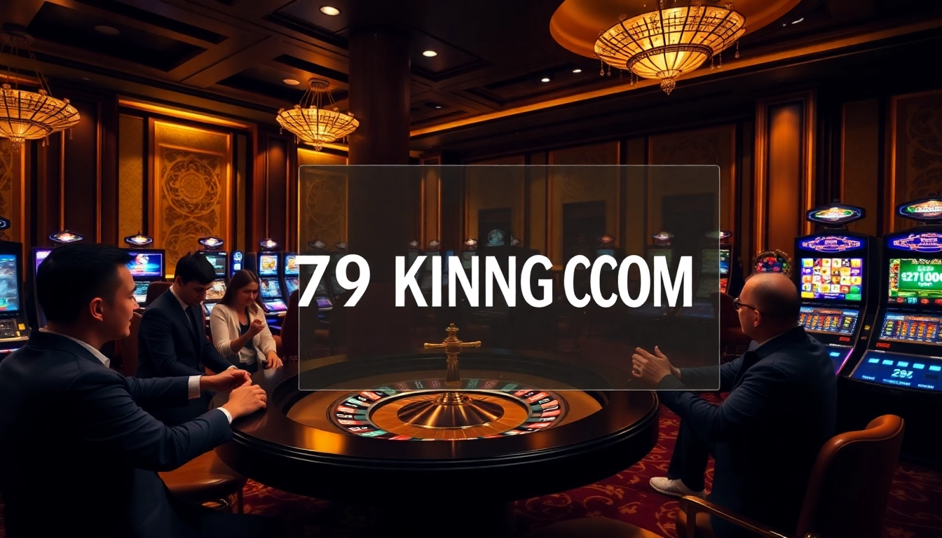 Experience the excitement at 79KING COM with vibrant roulette and slot machines.