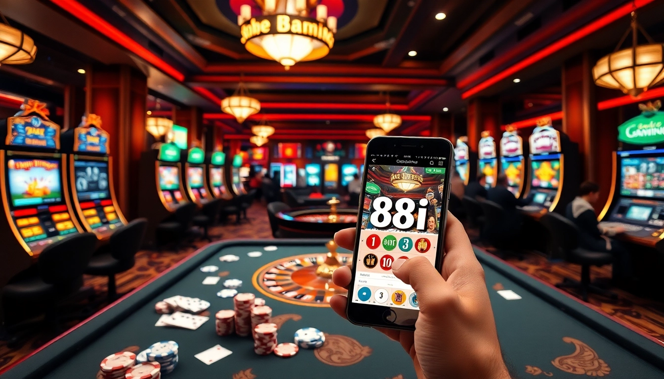 88i gamblers enjoying an upscale casino experience with thrilling games and vibrant atmosphere.