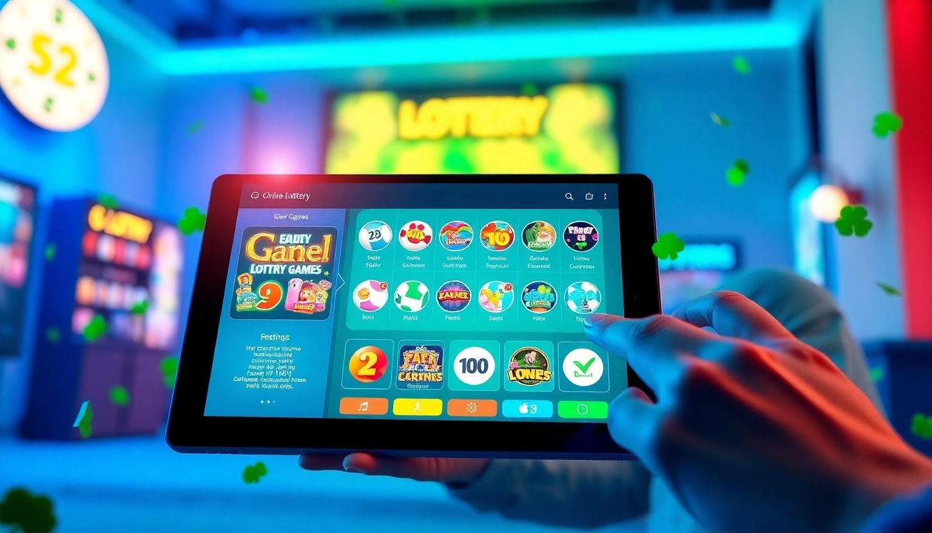 Explore the 92 lottery platform, showcasing vibrant games and user engagement in a modern online setting.