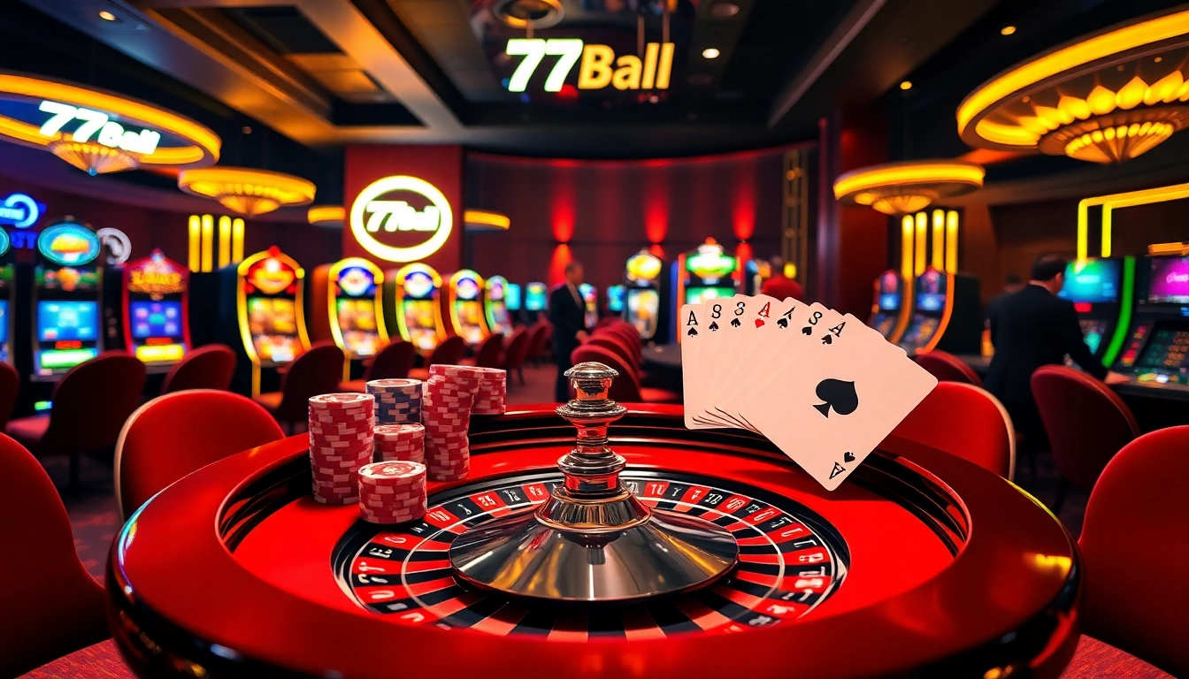 Experience the excitement of gambling at https://77ball.org/ with a luxurious casino ambiance.