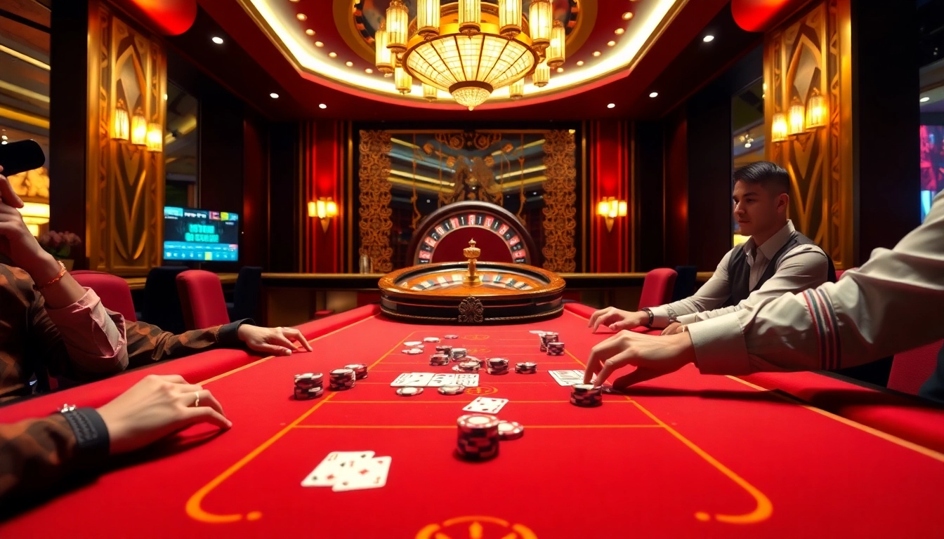 Experience the excitement of Luckywin tài xỉu with dynamic table action and luxurious casino ambiance.