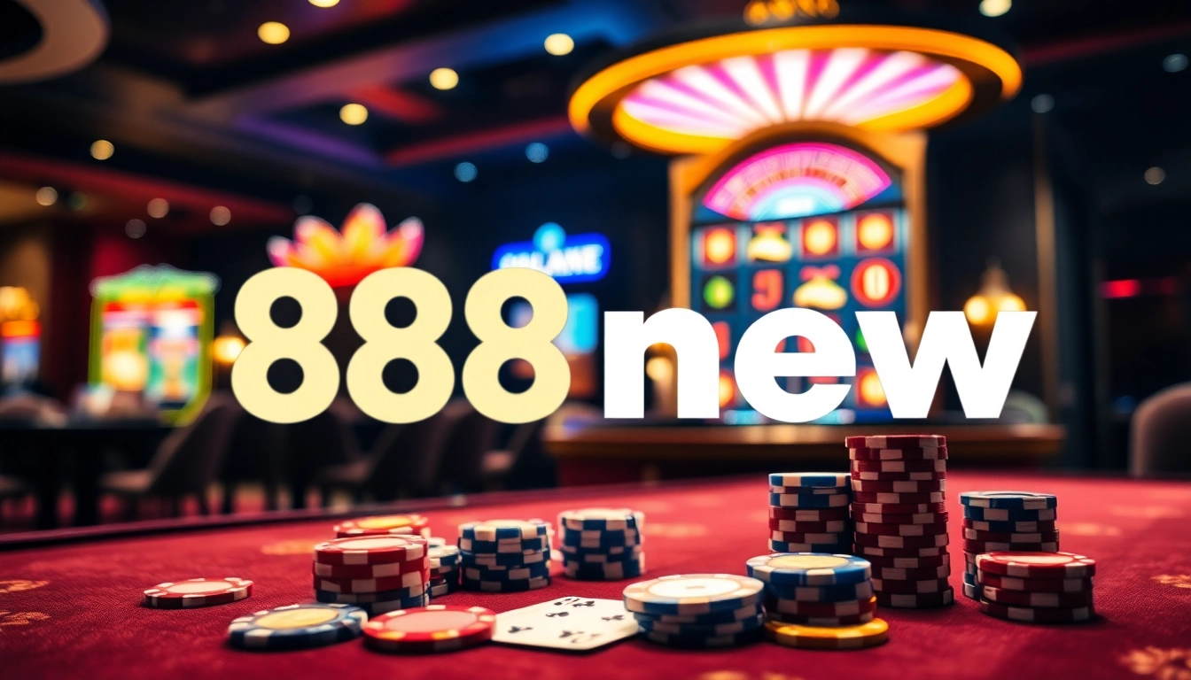 Players enjoying thrilling game experiences at 888new with vibrant casino visuals.