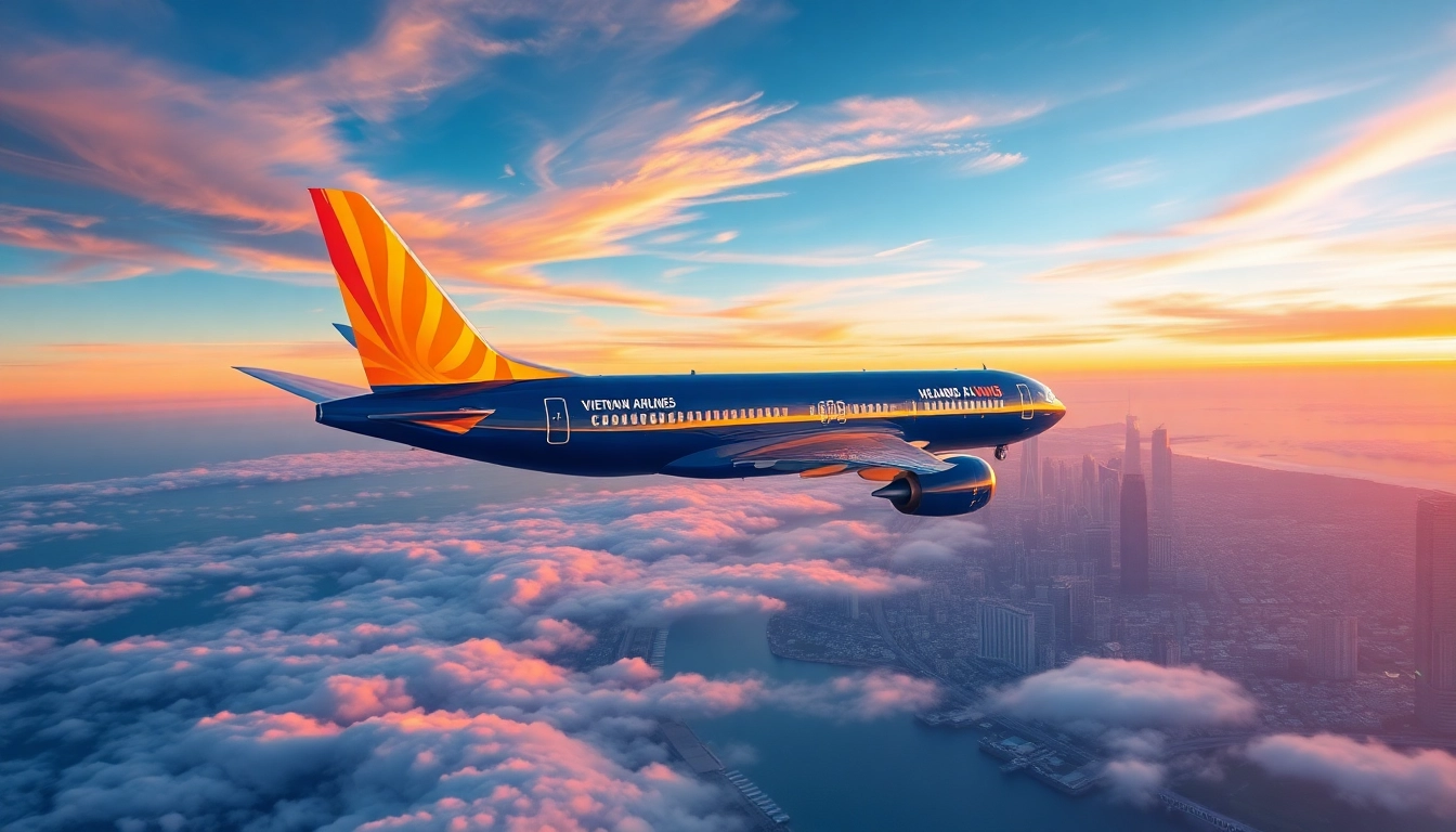 VN168 flight soaring from Da Nang to Hanoi, capturing stunning urban and coastal views.