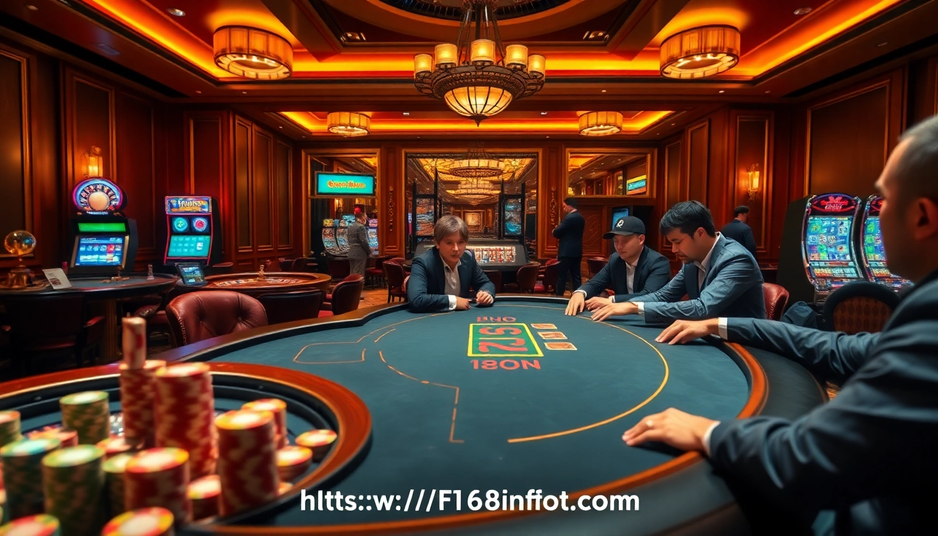 Experience thrilling action at https://f168info.com/ with exciting casino games and vibrant poker tables.