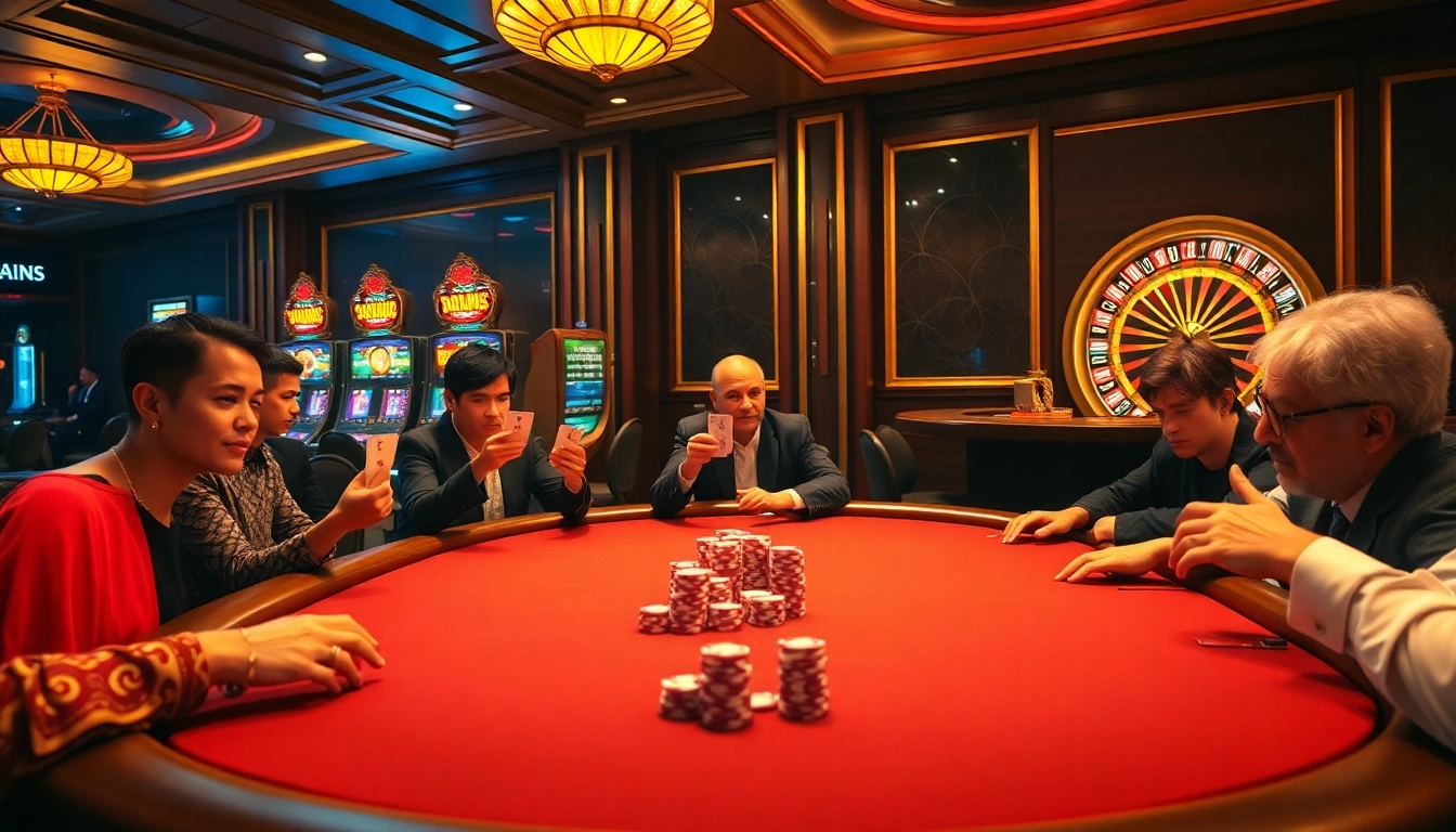Play exciting games at https://13win.luxury/ with a luxurious poker table scene, vibrant chips, and roulette.