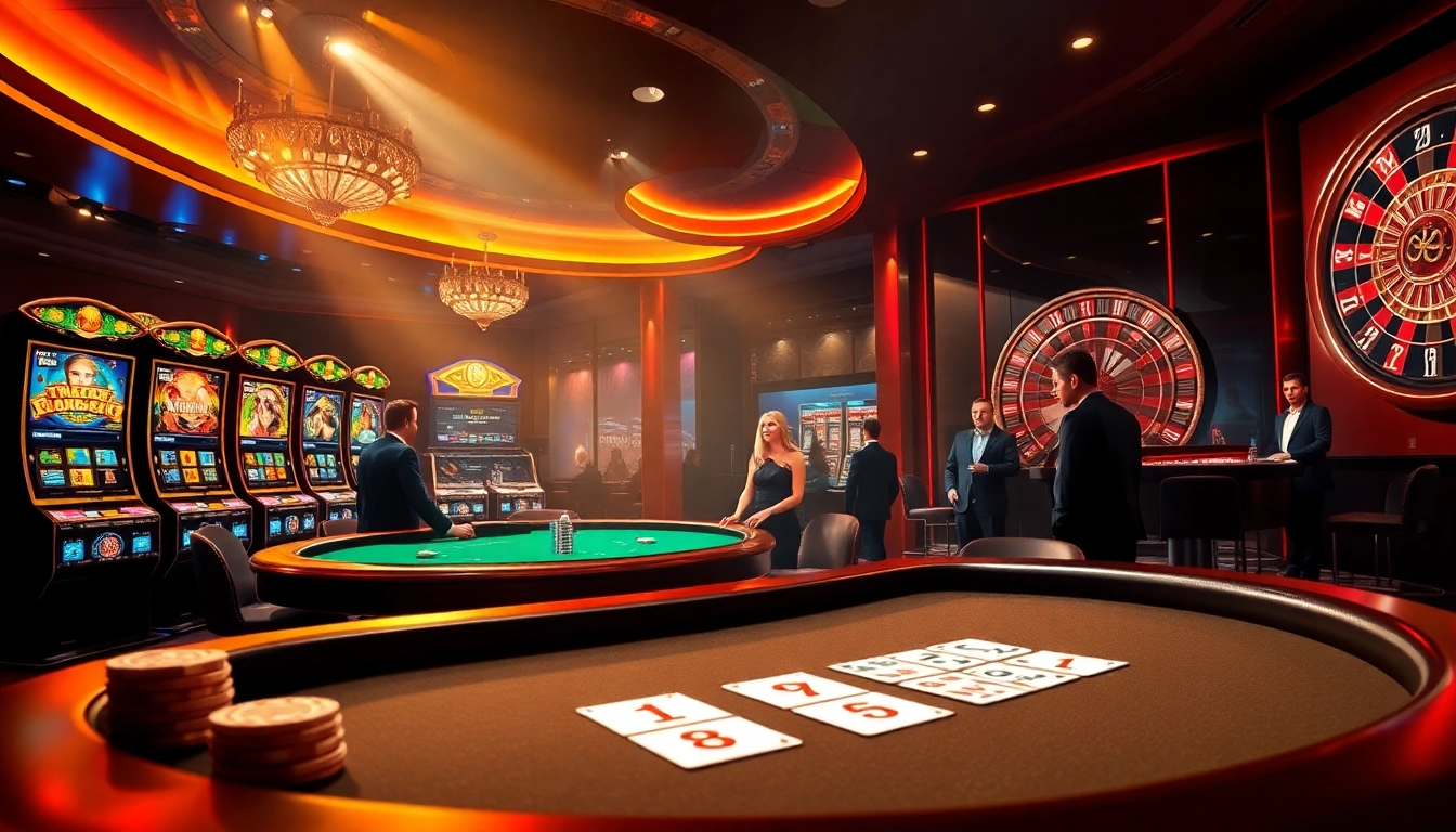 Experience the thrill of casino e2bet with a stunning poker scene showcasing high-stakes excitement.