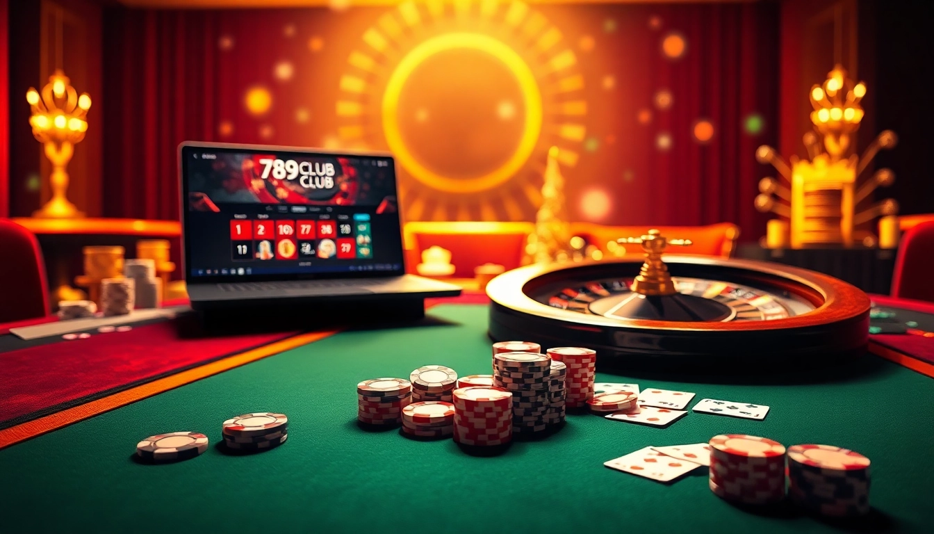 Experience thrilling gameplay at 789CLUB, with luxurious casino tables and exciting betting action.